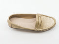 Women's Textured Wedge Loafer — Gold​