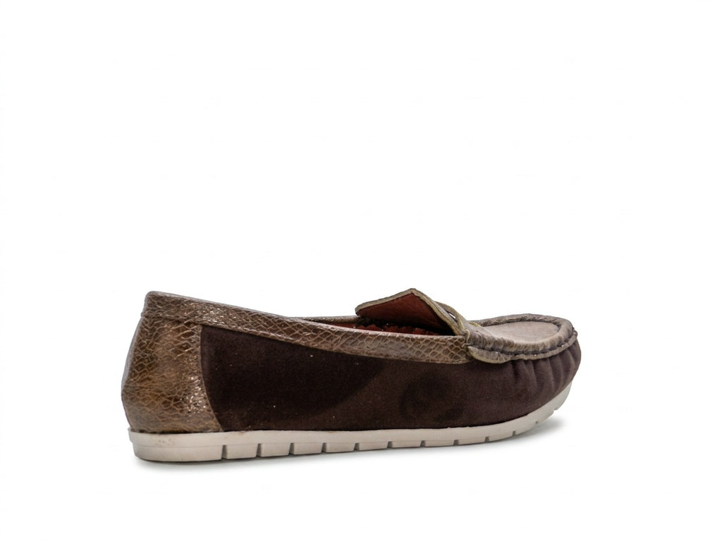 Women's Faux Suede Slip-On Loafer Flat — Tan​