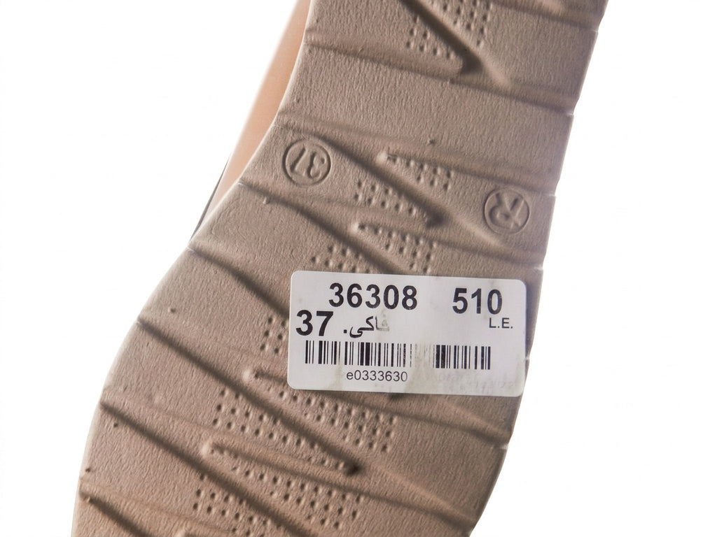 Women's Faux Leather Platform Loafer — Khaki​
