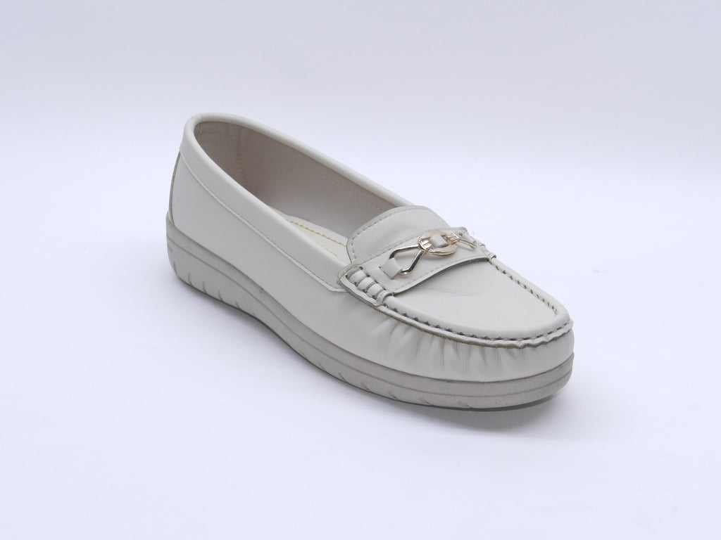 Women's Synthetic Slip-On Loafer — Tan