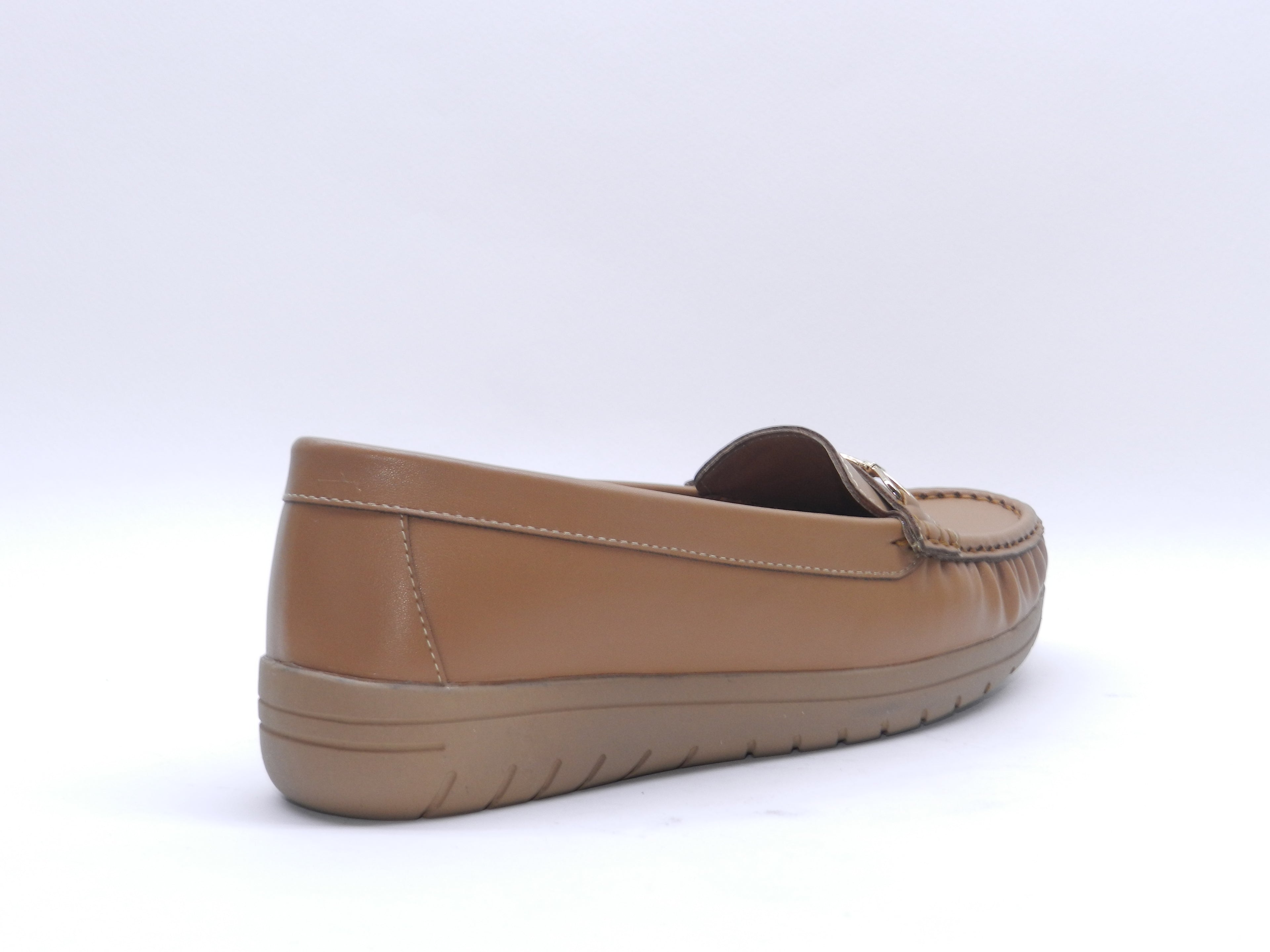 Women's Synthetic Slip-On Loafer — Tan