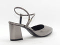 Women's Synthetic Pointed Toe Sabot — Gunmetal​