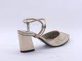 Women's Synthetic Pointed Toe Sabot — Gold